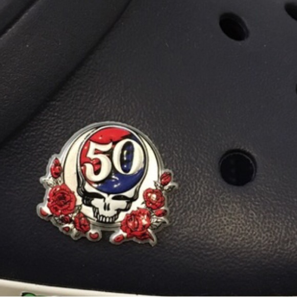 M GRATEFUL DEAD CROCS 50th ANNIVERSARY M13 - Picture 2 of 10